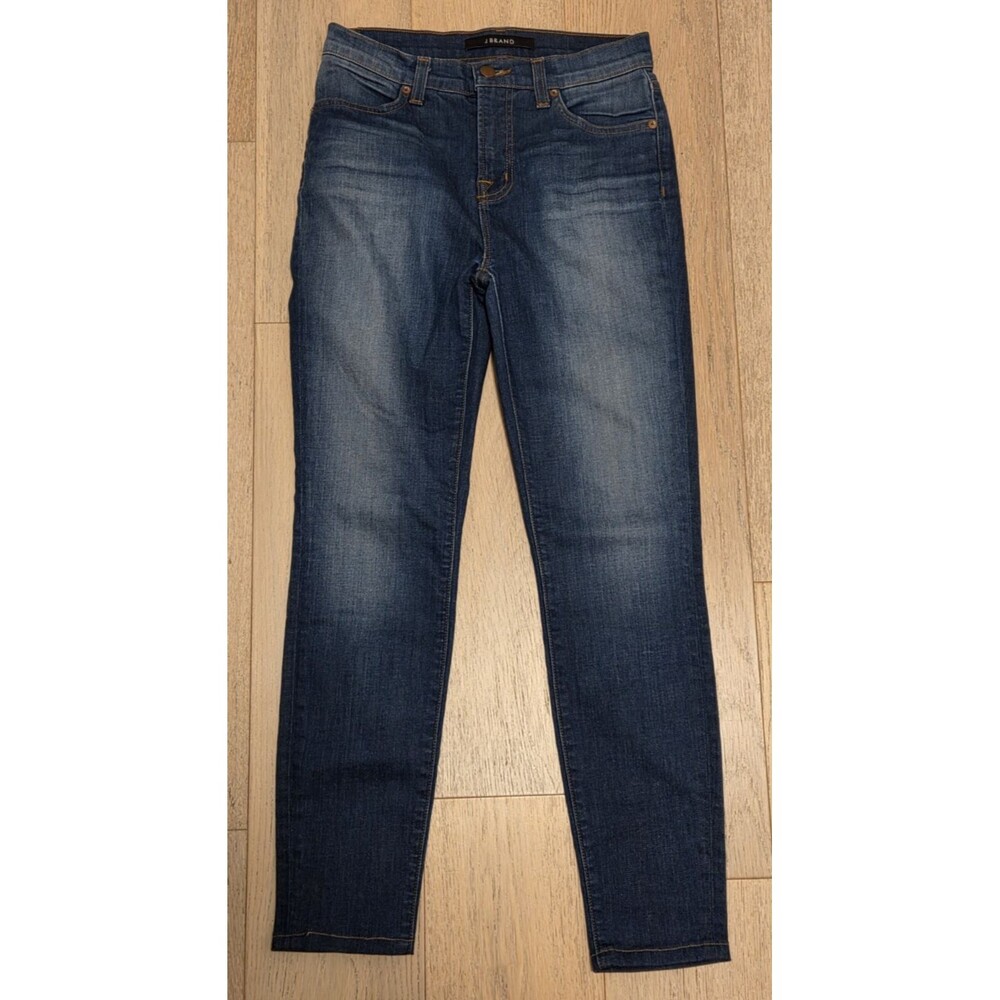 J Brand Maria Skinny Jeans 26 Dark Wash Karma Mid Rise Stretch Made USA